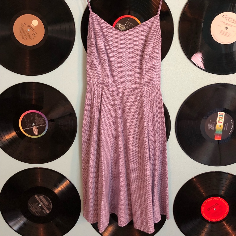 PURPLE CASUAL DRESS